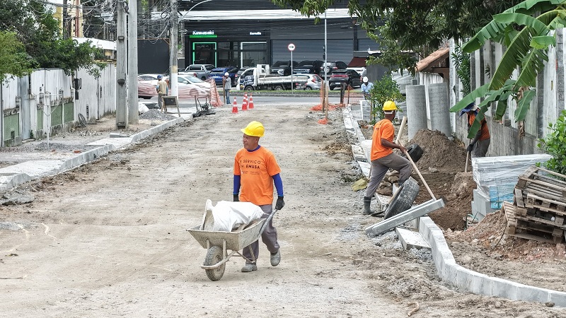 Reurbanização avançam em ruas de Santo Antônio, em Niterói - Leonardo Simplício, Prefeitura de Niterói 5